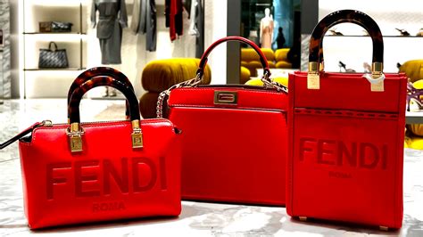 fendi ribbon bag|fendi designer handbags red.